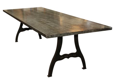 galvanized steel table tops